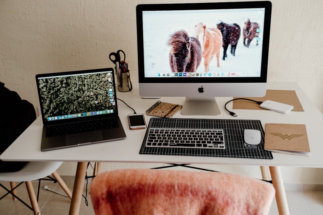 blog writing setup