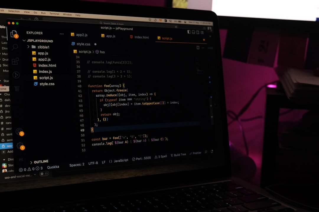 code editor interface