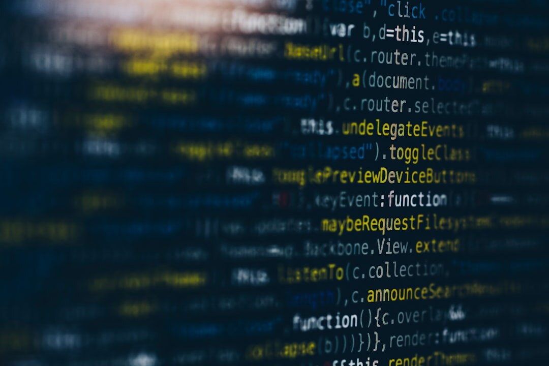 blog coding screen